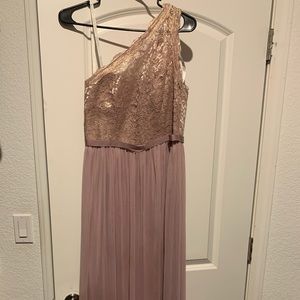 Rose Gold David’s Bridal Dress
